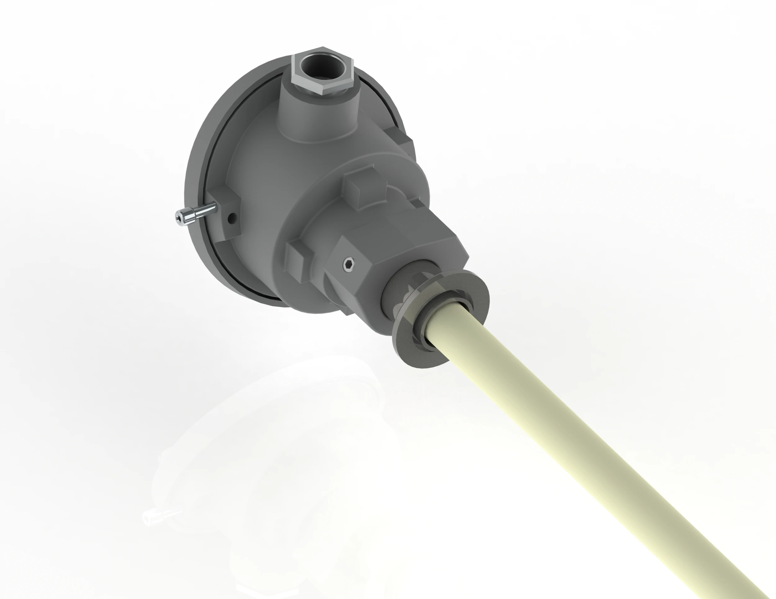 Vakuum-Sauerstoffsonde mit Kleinflansch KF25