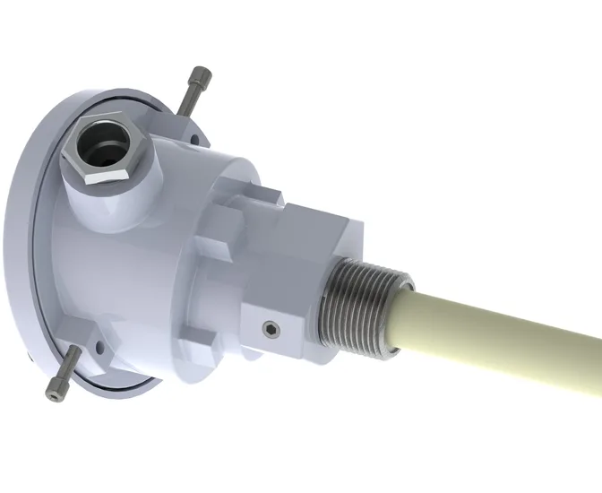Connection head with G3/4 inch process thread of an oxygen probe