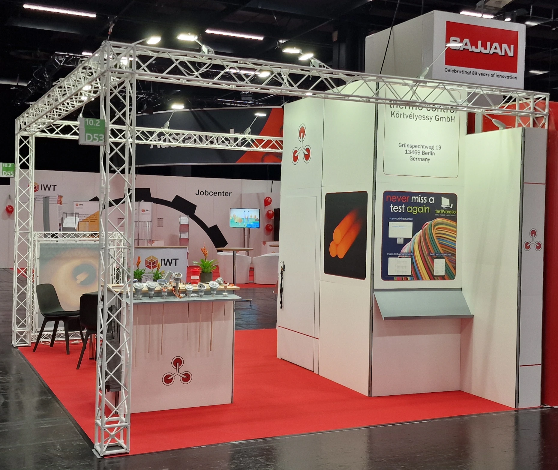 thermo-control - HK-2024 - Trade fair booth