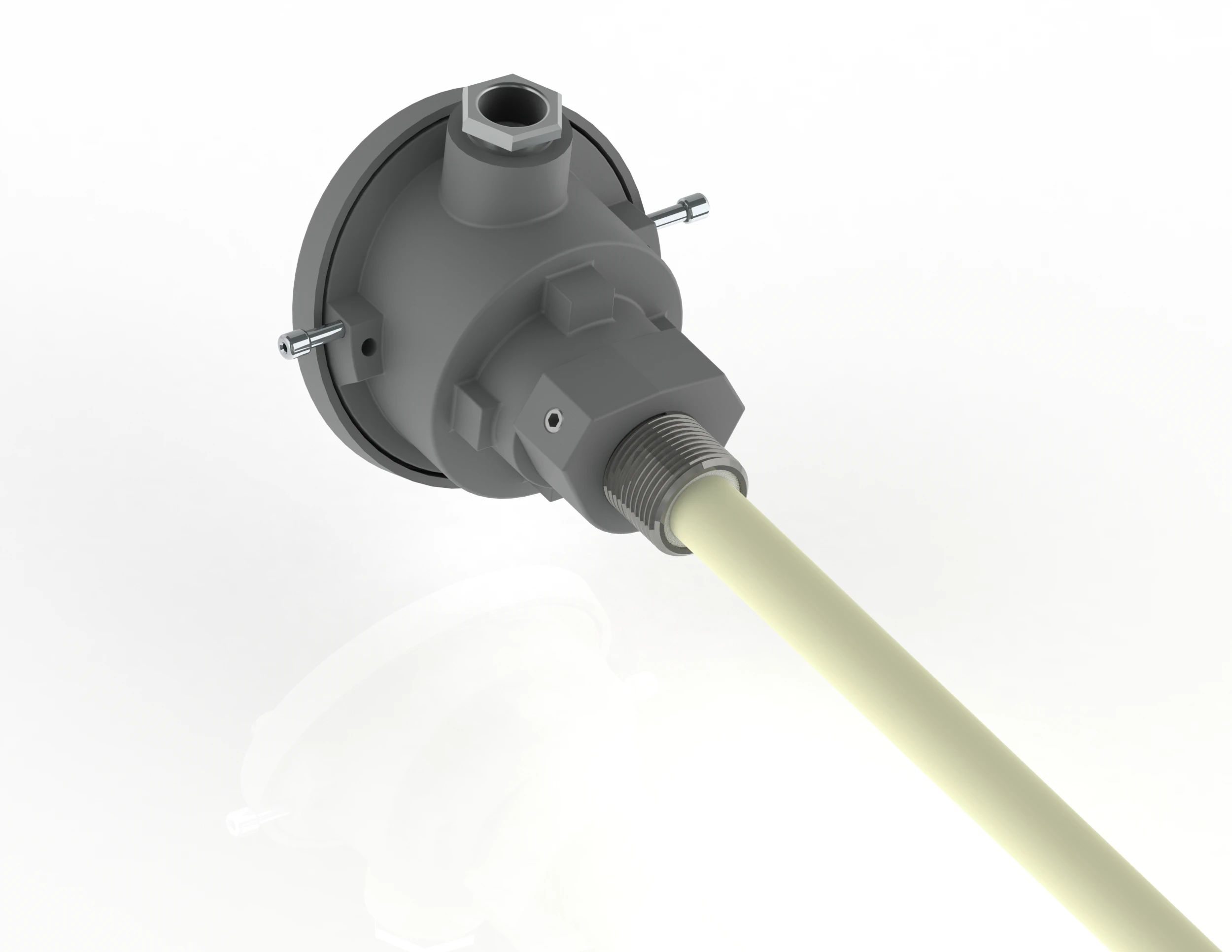 Protective gas oxygen probe with G3/4 inch process thread